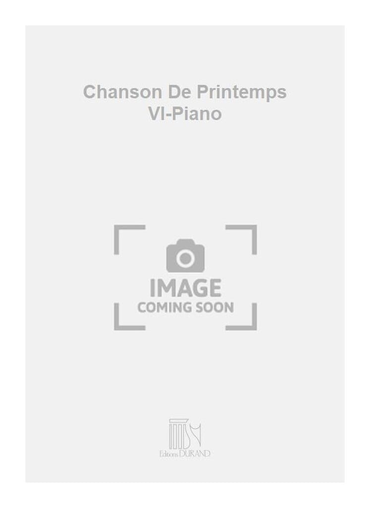 Chanson De Printemps Vl-Piano